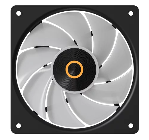 Вентилятор для корпуса Ocypus Gamma F12 Elite BK ARGB 3 IN 1, 120x120x25mm, 4-PIN PWM, 600-1800 RPM, 26 DBA MAX, HYDRO BEARING фото 6