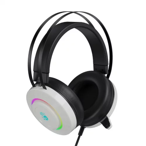 Гарнитура A4Tech Bloody G521 мониторные, оголовье, 7.1, RGB, Stereo, USB, 2.3 m (G521 (WHITE)) фото 2