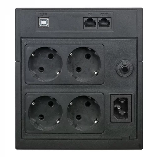 Источник бесперебойного питания Powercom Raptor, OffLine, 2000VA/ 1200W, Tower, 4xSchuko, LCD, USB (RPT-2000AP-LCD) фото 3