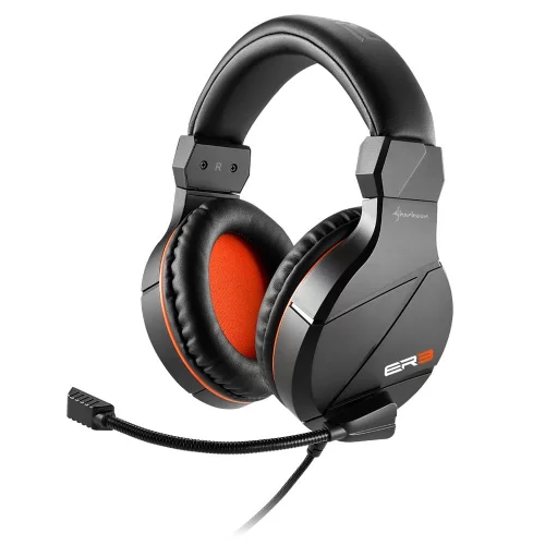 Гарнитура игровая Sharkoon Rush ER3 чёрная (RUSH-ER3-BLACK)
