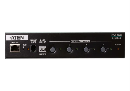 Блок распределения питания ATEN 1U 10A 4ports Switch Only PDU (PE4104G-AT-G)