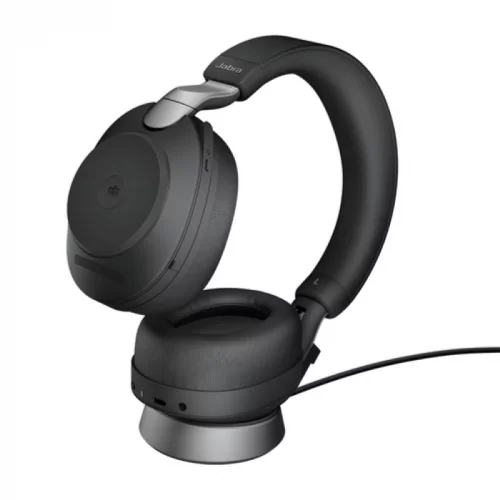 Гарнитура беспроводная/ Jabra Evolve2 85, Link380c MS Stereo Stand Black фото 4