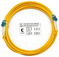 Патч-корд ВО Cabeus FOP(d)-9-LC-LC-7m Шнур оптический duplex LC-LC 9/125 sm 7м LSZH