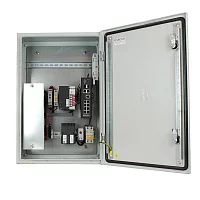 Уличный коммутатор OSNOVO OS-46TB1(SW-80802/ILS(port 90W)) Уличный управляемый (L2+) коммутатор на 10 портов с термостабилизацией, резервным питанием и функцией мониторинга температуры/влажности/напряжения на базе уличн
