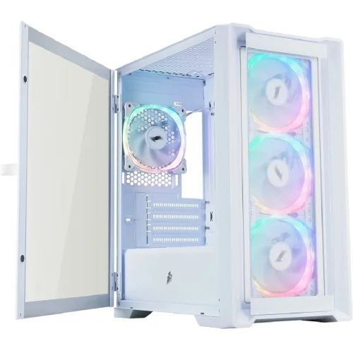 1STPLAYER TRILOBITE T4-G GLASS ARGB White / mATX / 4x120mm ARGB fans / T4-G-WH-4FS7-W фото 2