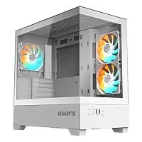 Корпус для Компьютер Gigabyte C201 Panoramic Ice, MidTower, mATX (C201PI M-ATX CASE)