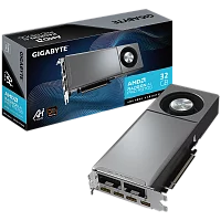 Видеокарта Gigabyte AI PRO R9700 AI TOP 32GB GDDR6 256bit 3xDP HDMI BLOWER RTL (GV-R9700AI TOP-32GD 1.1)