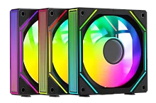 Вентилятор для корпуса Ocypus Gamma F12 UNI BK ARGB REVERSE BLADE 3 IN 1, 3x120x120x25mm, 4-PIN PWM, 800-1800 RPM, 31 DBA MAX, HYDRO BEARING (GAMMA F12 UNI BK ARGB REVERSE BLADE 3IN1)