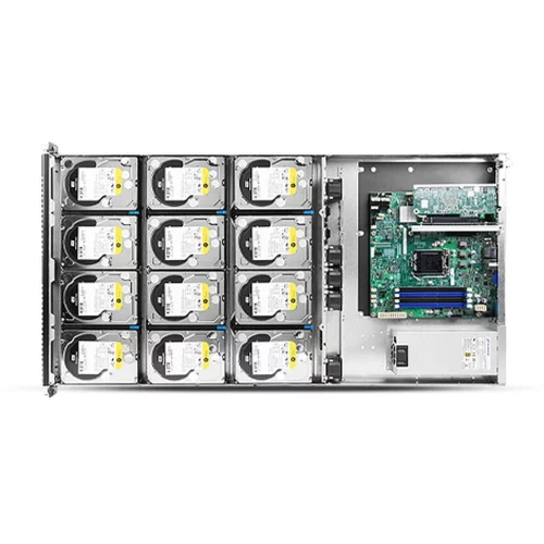 Корпус Chenbro RM14500H01*13640 1U,12BAY HDD,W/ REAR WINDOW+MINI SAS CABLE,SINGLE(CHENBRO,SR/ SK),REV.»A01» фото 3