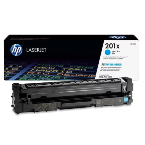 Kартридж HP 201X, синий / 2300 страниц (CF401X) (CF401X) Тонер-картридж/ HP 201X High Capacity Cyan Original LaserJet Toner Cartridge (CF401X) фото 2