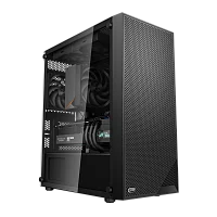 Корпус без блока питания/ Case PCCooler C3B310 BK, Mini-Tower, TG, Mesh, no fans, 2xUSB-A 2.0 + 1xUSB-A 3.0, mATX, mITX Black
