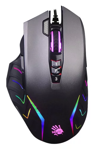 Мышь A4Tech Bloody J95s серый оптическая (8000dpi) USB3.0 (9but) (J95S GREY)
