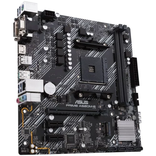 Материнская плата ASUS PRIME A520M-E AM4 2xDDR4 PCIEx16 M.2 VGA DVI HDMI GLAN mATX (90MB1510-M0EAY0) фото 2