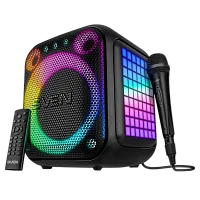 Колонка портативная SVEN PS-880 черный (110Вт, USB, Bluetooth, питание от сети/аккумулятора) (SV-022853)