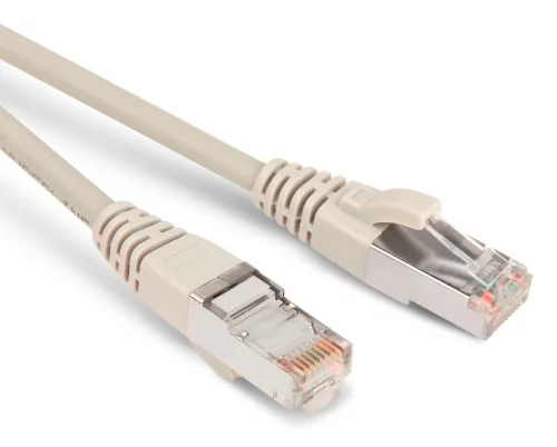 Патч-корд Hyperline PC-LPM-STP-RJ45-RJ45-C5E-5M-LSZH-GY PC-LPM-STP-RJ45-RJ45-C5E-5M F/ UTP общий экран RJ-45 вил.-вилка RJ-45 кат.5E 5м серый LSZH (уп.:1шт) 26AWG