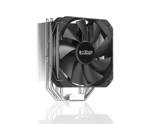 Кулер для процессора/ CPU Cooler PCCooler PALADIN 400 (200W, 4-pin PWM, 157mm, Al/Cu, 4x6mm, 1x130mm, 76.85CFM, 29dBA, 1600RPM, S: 1851/1700/1200/115X, AM5/AM4, silver, black) фото 3