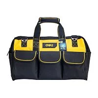 Сумка для инструментов Deli DL430117 400 x 200 x 270мм, 14 карманов, плечевой ремень, ткань Оксфорд