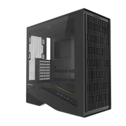 Powercase Корпус Intro, TG, Type-C, W/O Fans, чёрный, ATX (CJ235IB-F0)