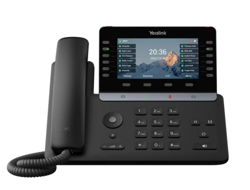 телефон YEALINK SIP-T85W, 5,5 экран, WiFi, Bluetooth, USB, PoE, GigE, без видео, без БП, шт (repl. SIP-T54W)
