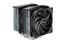 Кулер для процессора/ CPU Cooler be quiet! PURE ROCK PRO 3 (250W, 4-pin PWM, 155mm, Al/ Cu, 6x6mm, 2x120mm, 59.6CFM, 34.8dBA, 2000RPM, S: 1851/ 1700/ 1200/ 115X, AM5/ AM4, black/ silver) (BK041)
