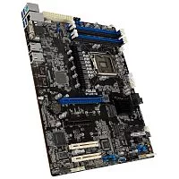 Asus P12R-E ATX {LGA 1200, 4x DDR4 DIMM (to 128GB ECC UDIMM), 6x USB 3.0 (4 rear), 8x SATA (4 in MiniSAS HD), 1x PCIE x16/ x8, 1x PCIE x8, 1x PCIE x4, 2xM.2 22110, LAN 2x 1Gb, Video AST2600} (90SB0A90-M0UAY0)