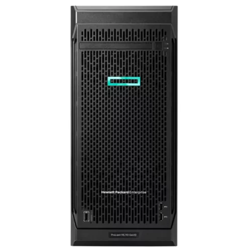 Сервер HPE ProLiant ML110 Gen10 4LFF, 872307-B21_BASE (872307-B21_BASE) Сервер HPE ProLiant ML110 Gen10 4LFF, no:CPU, Mem, HDD, DVD, PSU, HS, 2NHPFan, S100i (SATAonly/RAID 0/1/5/10), iLOstd, 2x1GbEthEmb (872307-B21_BASE)