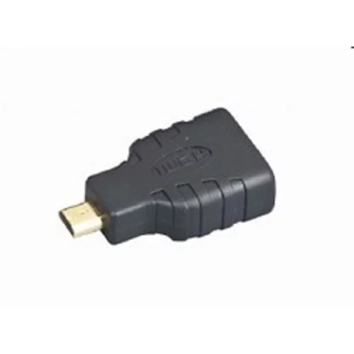 Gembird Переходник HDMI-microHDMI 19F/ 19M, золотые разъемы, пакет [A-HDMI-FD]