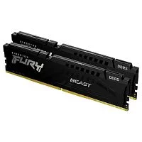 DDR 5 DIMM 64Gb PC51200, 6400Mhz, Kingston FURY Beast Black EXPO CL32 (Kit of 2) (KF564C32BBEK2-64)