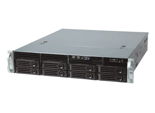 Серверный корпус/ 2U chasis, 21 depth with 3.5 x 8bays, BPN: 12G SAS/ SATA, RPSU 800W with AC-R50 Slide Rail, wigth 17.2, Short depth (CS-R25-37P)