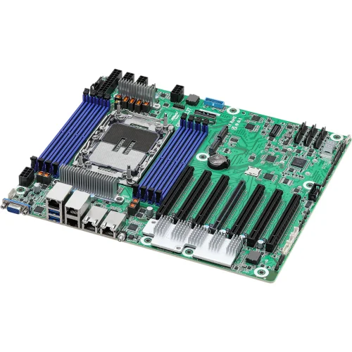 Материнская плата/ ASRock GNRD8-2L2T, CEB, 1x LGA 4710 Intel Xeon 6700P-series/ 6500P-series/ 6700E-series, 8x DDR5 RDIMM, MRDIMM, 7x PCIe5.0 / CXL2.0 x16*, 1x MCIO (PCIe5.0 / CXL2.0 x8), 2x M.2 (PCIe5.0 x4), 2x RJ45 (90-SXGDS0-A0UAN1F) фото 3