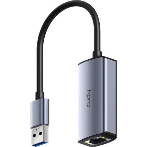 Адаптер/ Aluminum Portable USB-C to 2.5G Ethernet Adapter, Compatible with Laptop, MacBook, Surface, PC with Windows, XP, Mac/ Linux and more (UE25A)