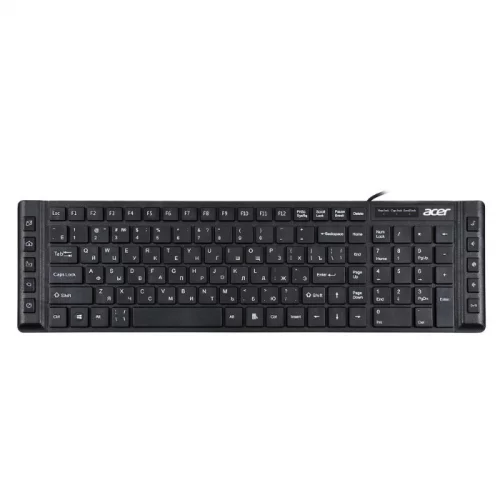 Клавиатура/ Клавиатура Acer OKW010 USB slim Multimedia black (ZL.KBDEE.002)