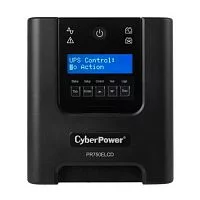 ИБП CyberPower PR750ELCD, Line-Interactive, 750VA/675W, 6 IEC-320 С13 розеток, USB&Serial, SNMPslot, LCD дисплей, Black, 0.48х0.27х0.28м., 13.5кг./ UPS Line-Interactive CyberPower PR750ELCD 750VA/675W USB/RS-232/EPO/SNMPslot (6 IEC С13)