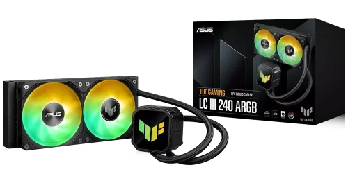 Жидкостная система охлаждения ASUS TUF GAMING LC III 240 ARGB / AIO COOLER,2IN1 ARGB FAN (90RC01J1-B0EAY0)