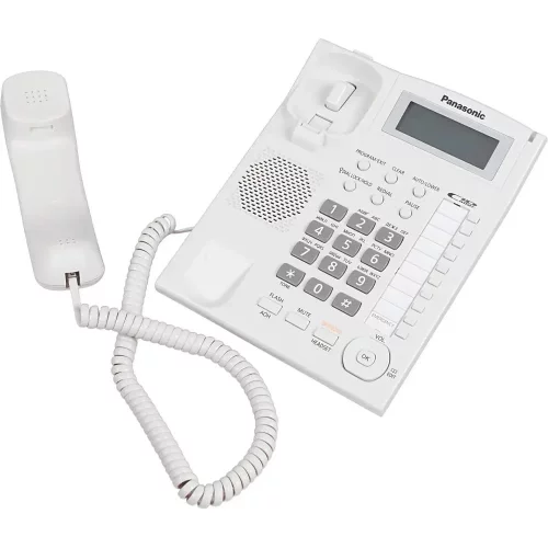 Телефон проводной Panasonic KX-TS2388RUW белый фото 2