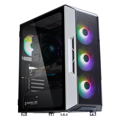 корпус ZALMAN I3 NEO WHITE, ATX, WHITE, FRONT MESH, WINDOW, 2x3.5