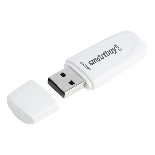 Smartbuy USB Drive 16Gb Scout White [SB016GB2SCW] (SB016GB3SCW)
