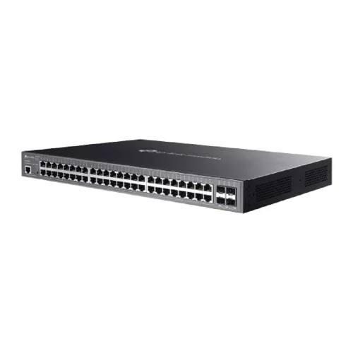 Коммутатор TP-Link SG3452XMPP, Omada 48-Port Gigabit and 4-Port 10GE SFP+ L2+ Managed Switch with 40-Port PoE+ & 8-Port PoE++ фото 3