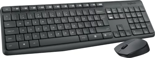 Клавиатура + мышь Logitech Wireless Desktop MK235, USB, Black (920-007931) (920-007931.) фото 5