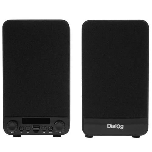 Dialog Jazz AJ-13 BLACK - акустические колонки 2.0, 2*15W RMS, Bluetooth, FM, USB+microSD reader фото 2
