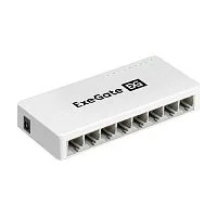 Exegate EX298688RUS Коммутатор неуправляемый ExeGate EDGS-1008C (8-портовый гигабитный UTP 10/100/1000 Base-T, с функцией энергосбережения (EEE), настольный/настенный)