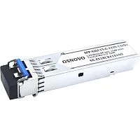 Промышленный оптический SFP модуль OSNOVO SFP-S2LC15-G-1310-1310-I Оптический SFP Модуль промышленный. Два волокна Single Mode. Скорость: до 1,25 Гбит/c. Тип разъема: 2xLC. Оптический бюджет: 15дБ. Расстояние передачи - до 20км. Рабоча