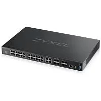 Коммутатор/ ZYXEL ZYXEL XGS4600-32 L3 Managed Switch, 28 port Gig and 4x 10G SFP+, stackable, dual PSU (XGS4600-32-ZZ0102F)
