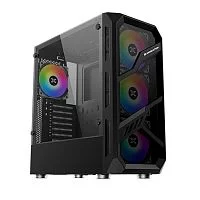 Корпус Xigmatek Lamiya EN40016 ATX, USB3.0x1+USB2.0x2, Front & Left TG, 4PCS X24A Fan, Galaxy II Fan Control Box & Remote (748113)