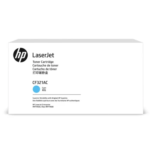 Картридж HP 653A (CF321AC) (CF321AC) Картридж HP 653A, голубой / 16500 страниц для CLJ M680 (CF321AC)