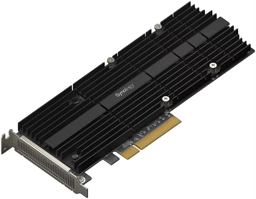 Твердотельный накопитель Synology M.2 SSD-NVME adapter,PCIe 3.0x8, M.2 22110/ 2080 (M2D20)