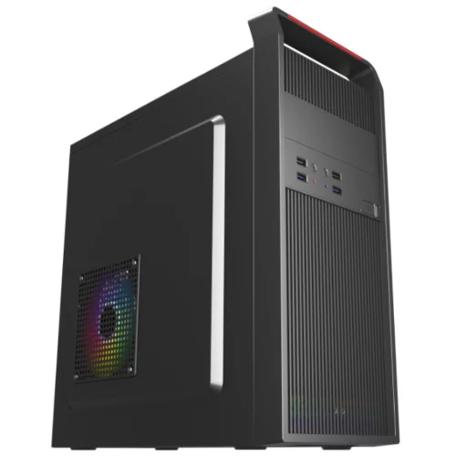 Корпус для ПК ACD Coffre 102N mATX, Black, 80mm rear FAN, w/ o PSU (MO-TC600-000)