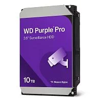 Жесткий диск Western Digital Purple Pro HDD 3.5" SATA 10Tb, 7200 rpm, 512MB buffer (DV&NVR + AI), WD102PURP, 1 year