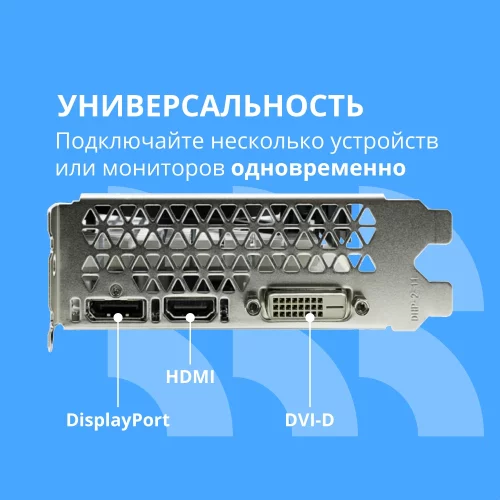 Видеокарта CBR GTX1660 Super 6Gb GDDR6, 192bit, 1530-1785Mhz, 1*DP + 1*HDMI + 1*DVI, 125W, Ret [VGA-STX1660S-6G-RTL] фото 3