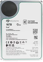 Жесткий диск/ HDD Seagate SATA 16Tb Exos X16 6Gb/ s 7200 512Mb OFFICIAL RECERTIFIED 1 year warranty (ST16000NM002C)